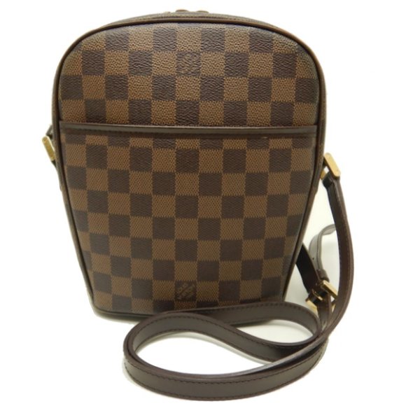 Louis Vuitton Damier Ipanema PM Ebene Shoulder Bag Brown - Picture 1 of 8